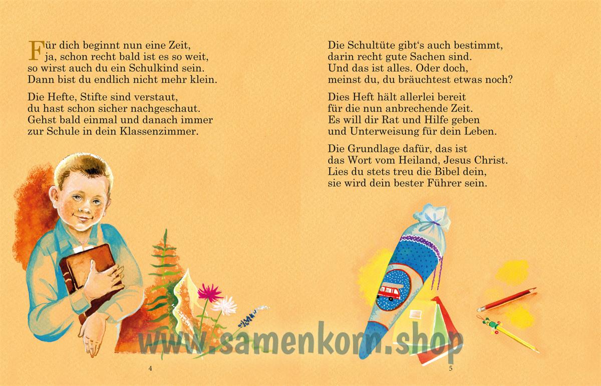 Der Segen Gottes dich geleite / Heft zur Einschulung
