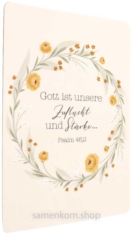 Postkarte - Psalm 46,2 - TS