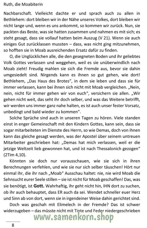 Ruth, die Moabiterin / Buch