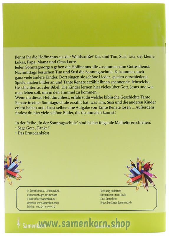 Malheft: Das Erntedankfest