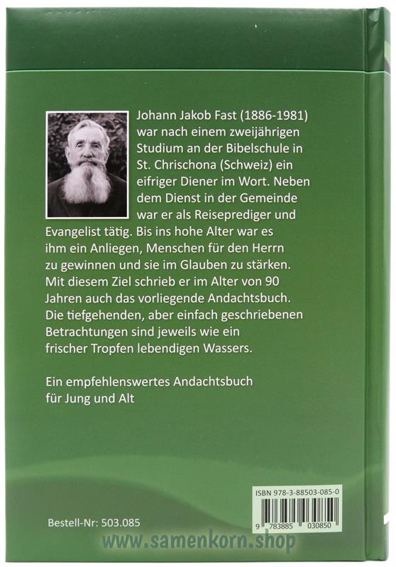 Tröpflein aus dem Lebensstrom / Andachtsbuch
