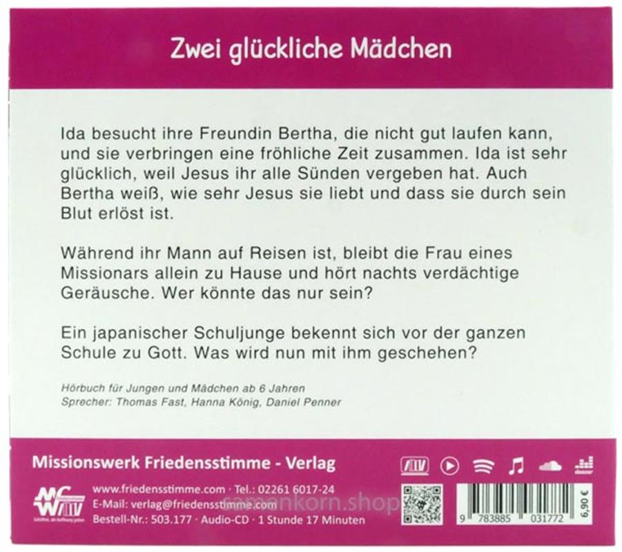 Zwei glückliche Mädchen / CD-Hörbuch
