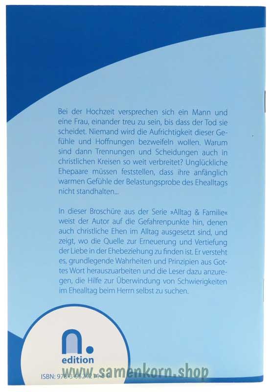 Gedanken über den Ehealltag / Heft